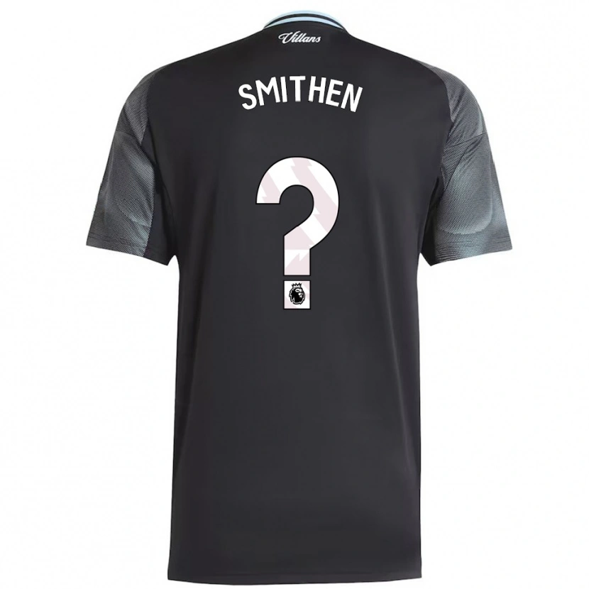 DanxenキッズTay'veon Smithen#0ブラック スカイブルーアウェイシャツ2025/26ジャージーユニフォーム
