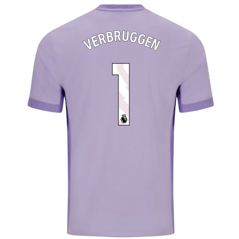 Danxenキッズバルト・フェルブルッヘン#1タロ パープル ホワイトアウェイシャツ2025/26ジャージーユニフォーム