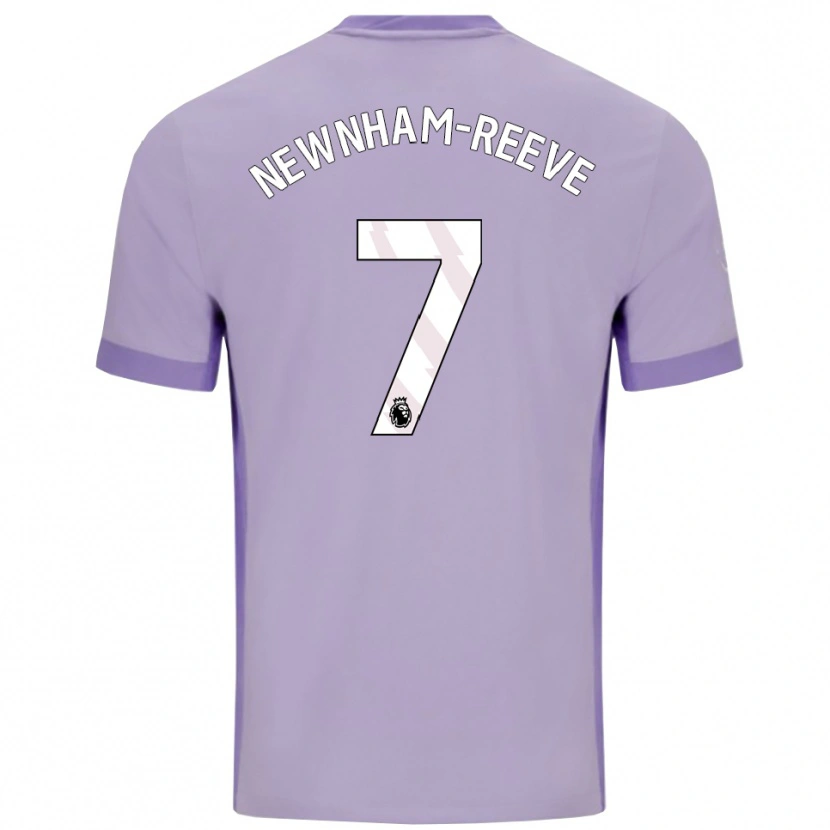 DanxenキッズBode Newnham-Reeve#7タロ パープル ホワイトアウェイシャツ2025/26ジャージーユニフォーム