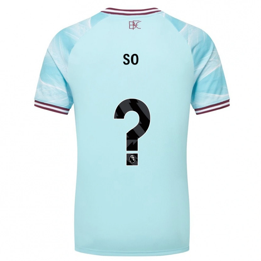 DanxenキッズFabio So#0スカイブルー バーガンディアウェイシャツ2025/26ジャージーユニフォーム