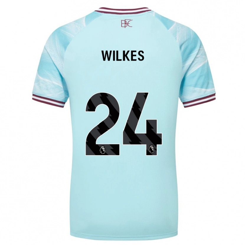 DanxenキッズTilly Wilkes#24スカイブルー バーガンディアウェイシャツ2025/26ジャージーユニフォーム