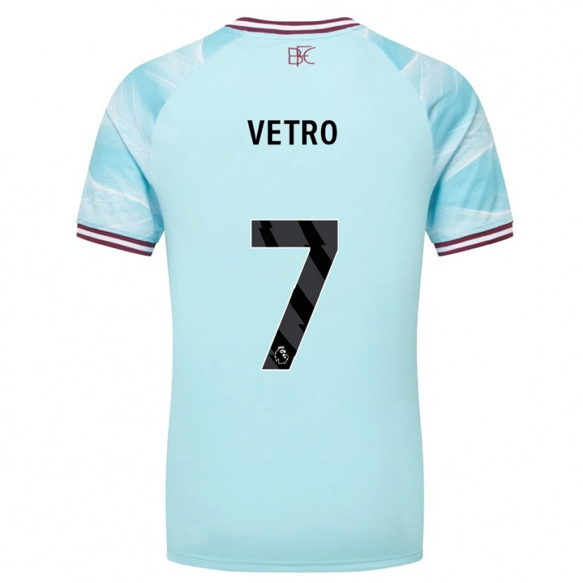 DanxenキッズJulien Vetro#7スカイブルー バーガンディアウェイシャツ2025/26ジャージーユニフォーム