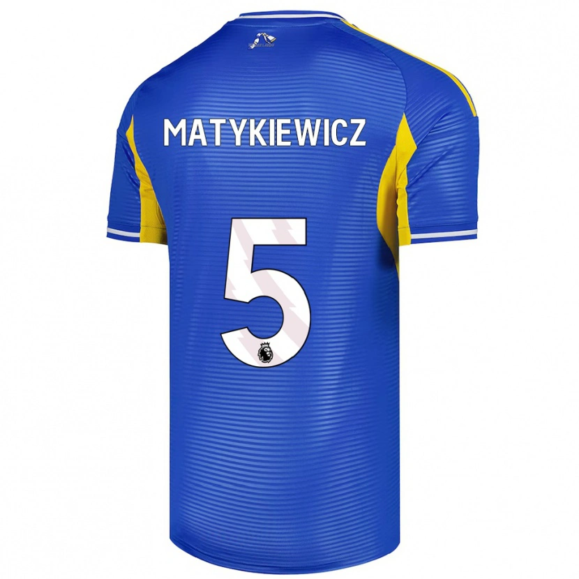 Danxenキッズルーク・マティキエヴィチ#5ブルー イエローアウェイシャツ2025/26ジャージーユニフォーム