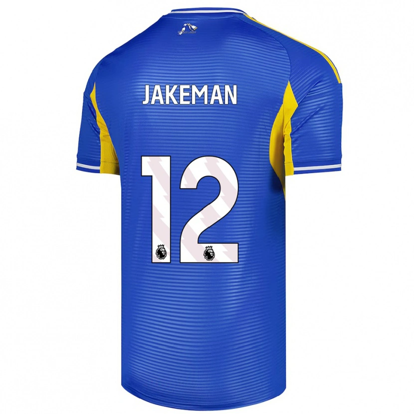 Danxenキッズハリエット・ジェイクマン#12ブルー イエローアウェイシャツ2025/26ジャージーユニフォーム