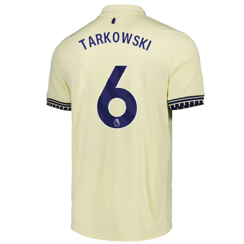 Danxenキッズジェームス・ターコウスキー#6オフホワイト ブラックアウェイシャツ2025/26ジャージーユニフォーム