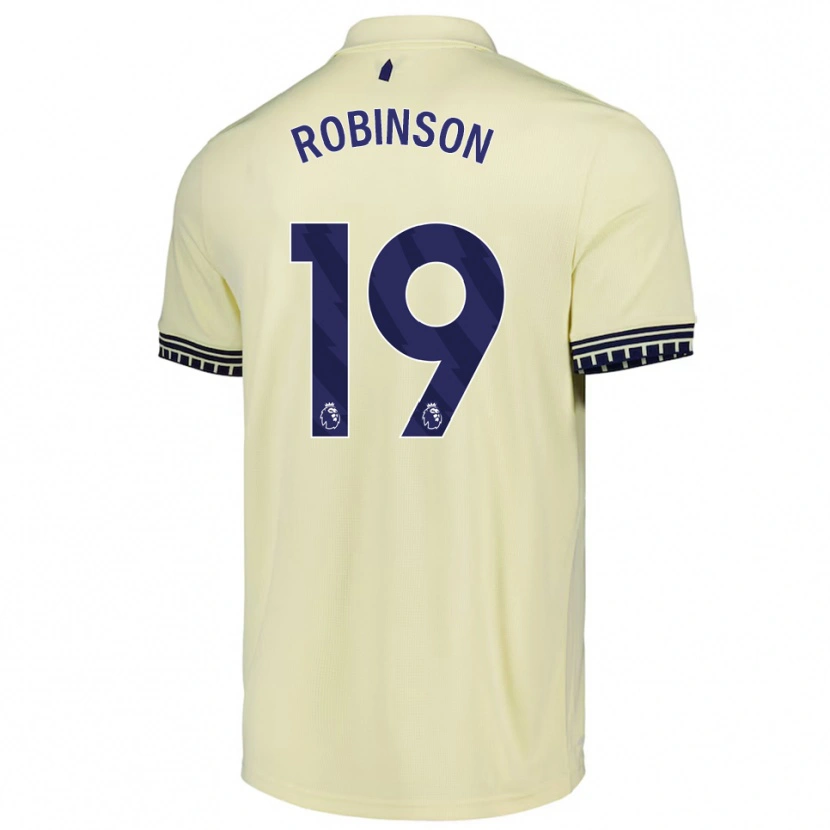 DanxenキッズKatie Robinson#19オフホワイト ブラックアウェイシャツ2025/26ジャージーユニフォーム