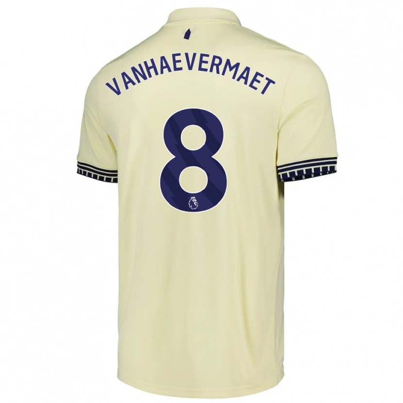 Danxenキッズジャスティン・ヴァンハーヴェルメット#8オフホワイト ブラックアウェイシャツ2025/26ジャージーユニフォーム