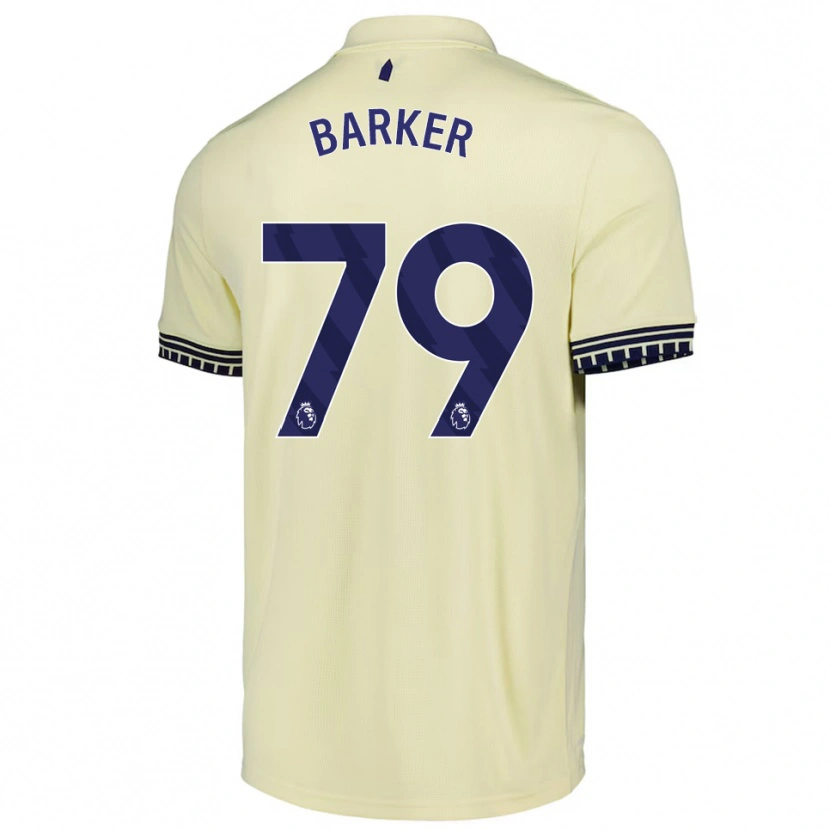 Danxenキッズオーウェン・バーカー#79オフホワイト ブラックアウェイシャツ2025/26ジャージーユニフォーム