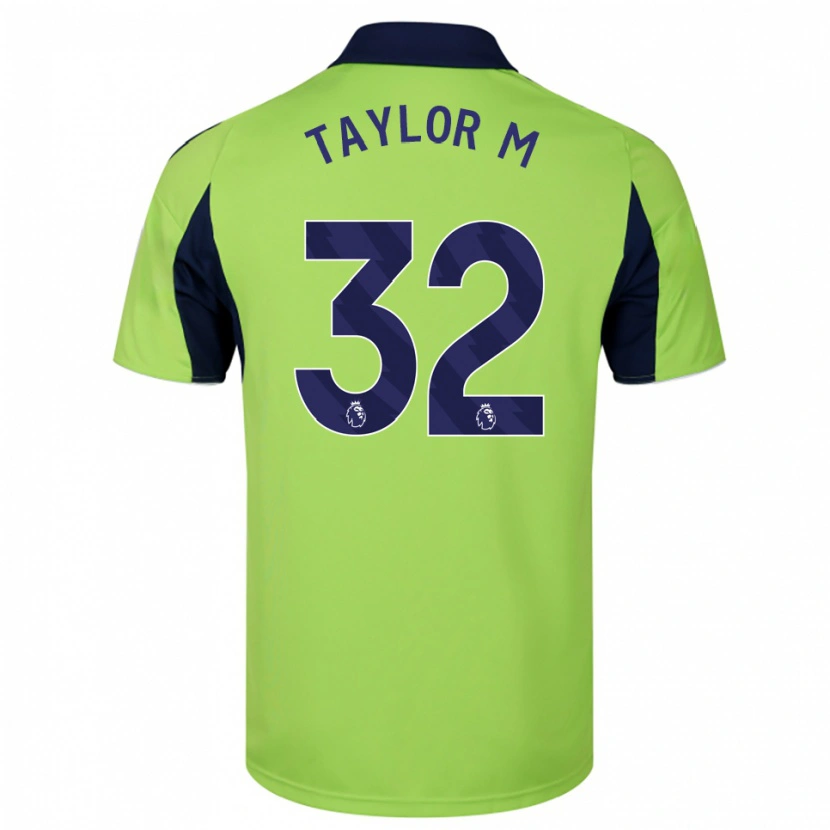 DanxenキッズBelle Taylor-M#32グリーン ネイビー ホワイトアウェイシャツ2025/26ジャージーユニフォーム