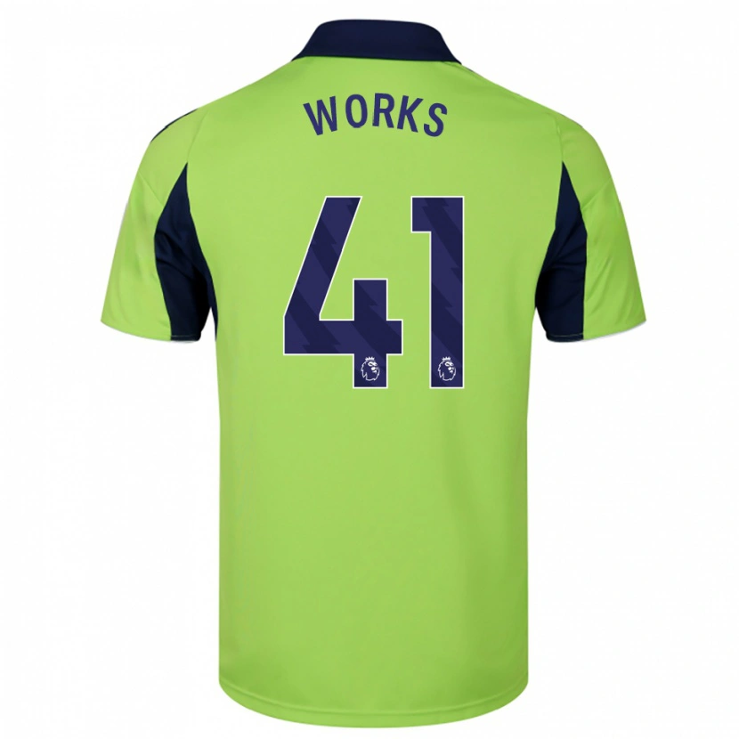 Danxenキッズテレル・ローレンス・アイザイア・ワーク#41グリーン ネイビー ホワイトアウェイシャツ2025/26ジャージーユニフォーム