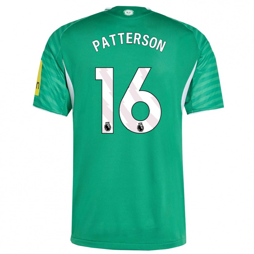 DanxenキッズJack Patterson#16グリーン ホワイトアウェイシャツ2025/26ジャージーユニフォーム