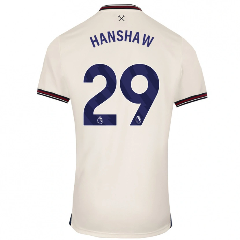 DanxenキッズVerena Hanshaw#29オフホワイトアウェイシャツ2025/26ジャージーユニフォーム