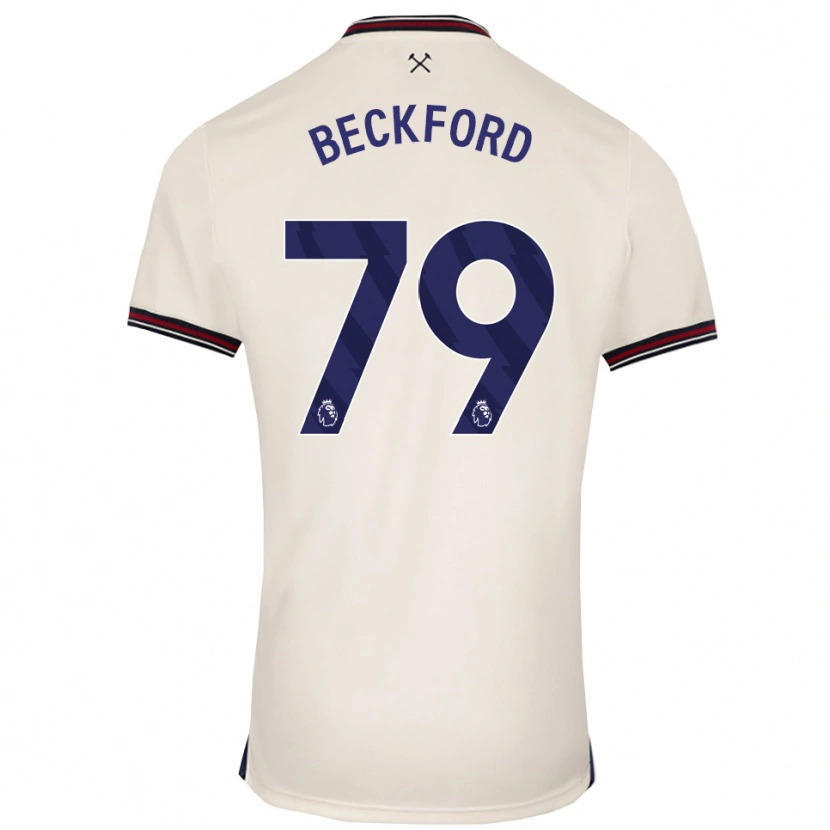 Danxenキッズルイス・ベックフォード#79オフホワイトアウェイシャツ2025/26ジャージーユニフォーム