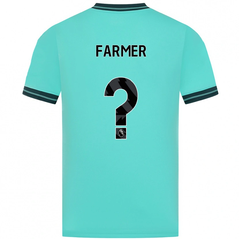 DanxenキッズOwen Farmer#0スカイブルー グリーンアウェイシャツ2025/26ジャージーユニフォーム