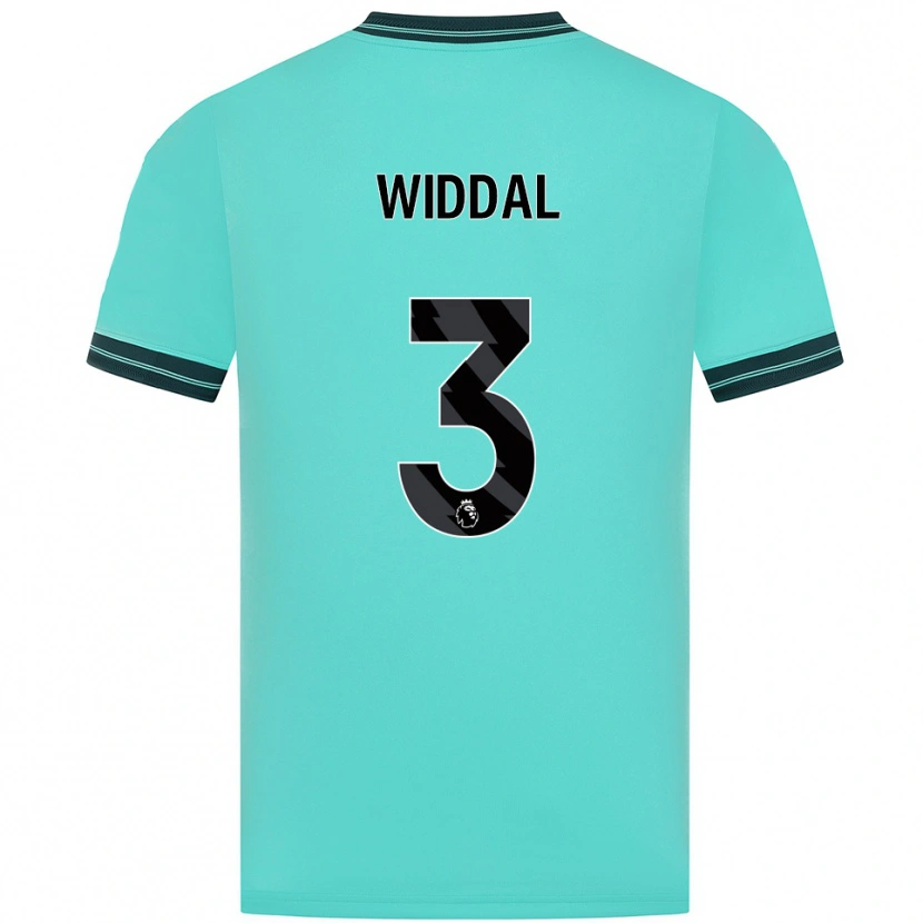 DanxenキッズNatalie Widdal#3スカイブルー グリーンアウェイシャツ2025/26ジャージーユニフォーム