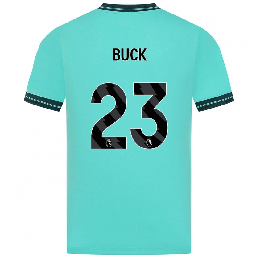 DanxenキッズAlex Buck#23スカイブルー グリーンアウェイシャツ2025/26ジャージーユニフォーム