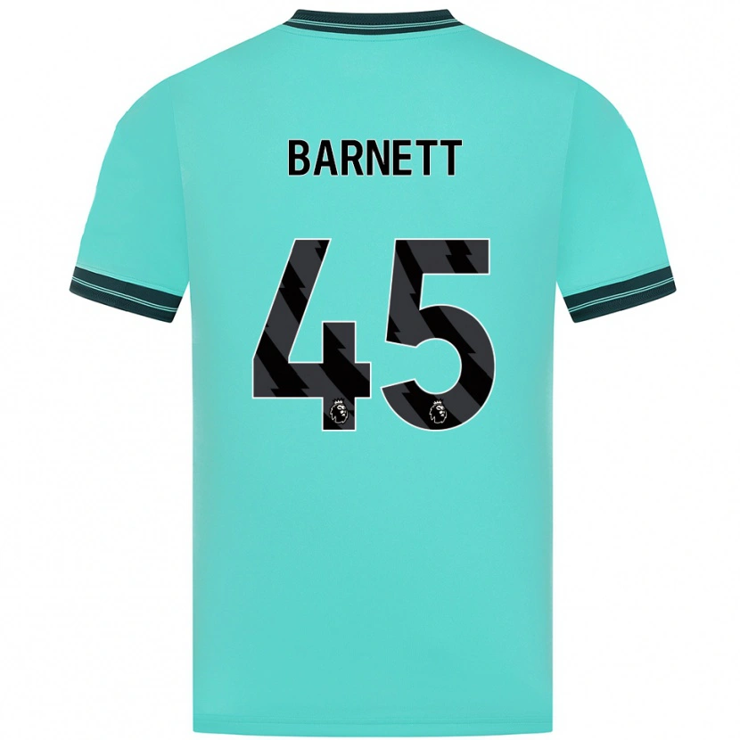 DanxenキッズTy Barnett#45スカイブルー グリーンアウェイシャツ2025/26ジャージーユニフォーム