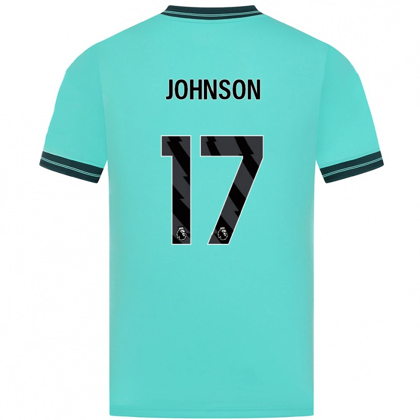 DanxenキッズKatie Johnson#17スカイブルー グリーンアウェイシャツ2025/26ジャージーユニフォーム