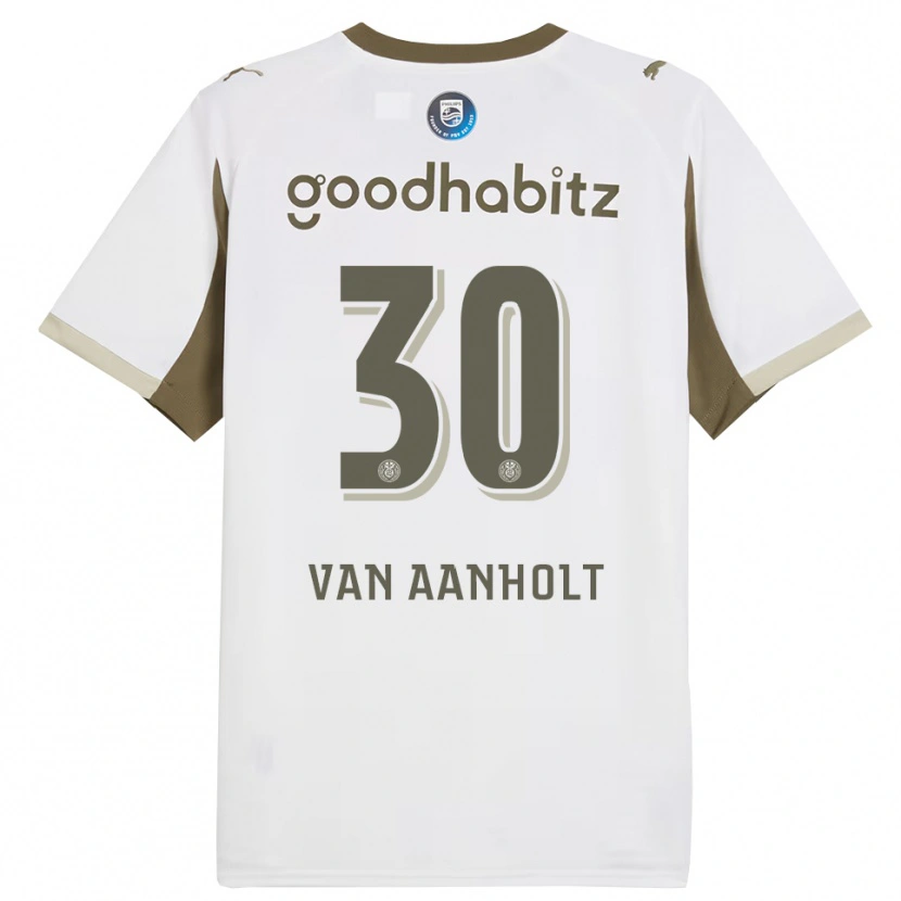 Danxenキッズパトリック・ファン・アーンホルト#30ホワイト グレーサードユニフォームシャツ2025/26ジャージーユニフォーム