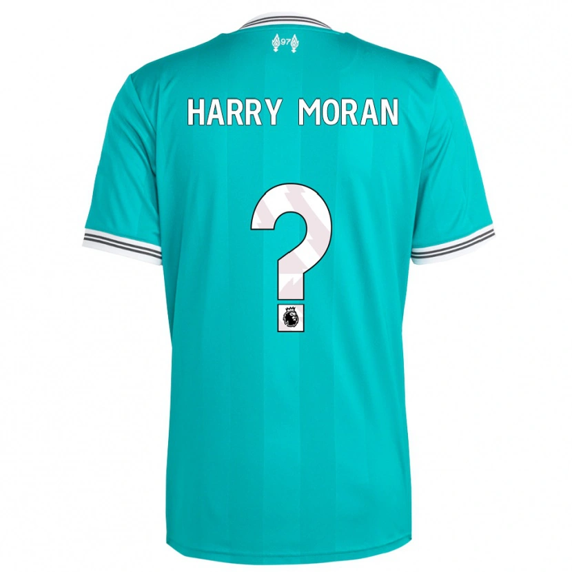 DanxenキッズHarry Moran#0グリーン ホワイトサードユニフォームシャツ2025/26ジャージーユニフォーム