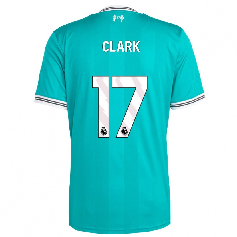 DanxenキッズJenna Clark#17グリーン ホワイトサードユニフォームシャツ2025/26ジャージーユニフォーム