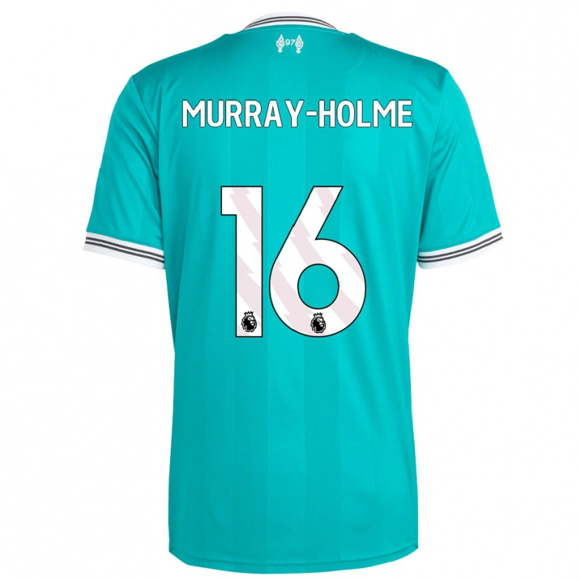 DanxenキッズHadyn Murray-Holme#16グリーン ホワイトサードユニフォームシャツ2025/26ジャージーユニフォーム