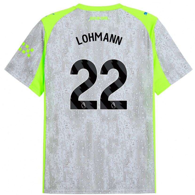Danxenキッズシドニー・ローマン#22グレー イエローサードユニフォームシャツ2025/26ジャージーユニフォーム