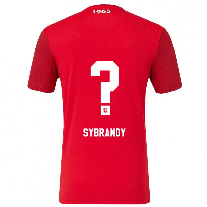 DanxenメンズSander Sybrandy#0レッド ホワイトホームシャツ2025/26ジャージーユニフォーム