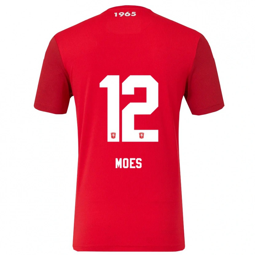 DanxenメンズLucas Moes#12レッド ホワイトホームシャツ2025/26ジャージーユニフォーム