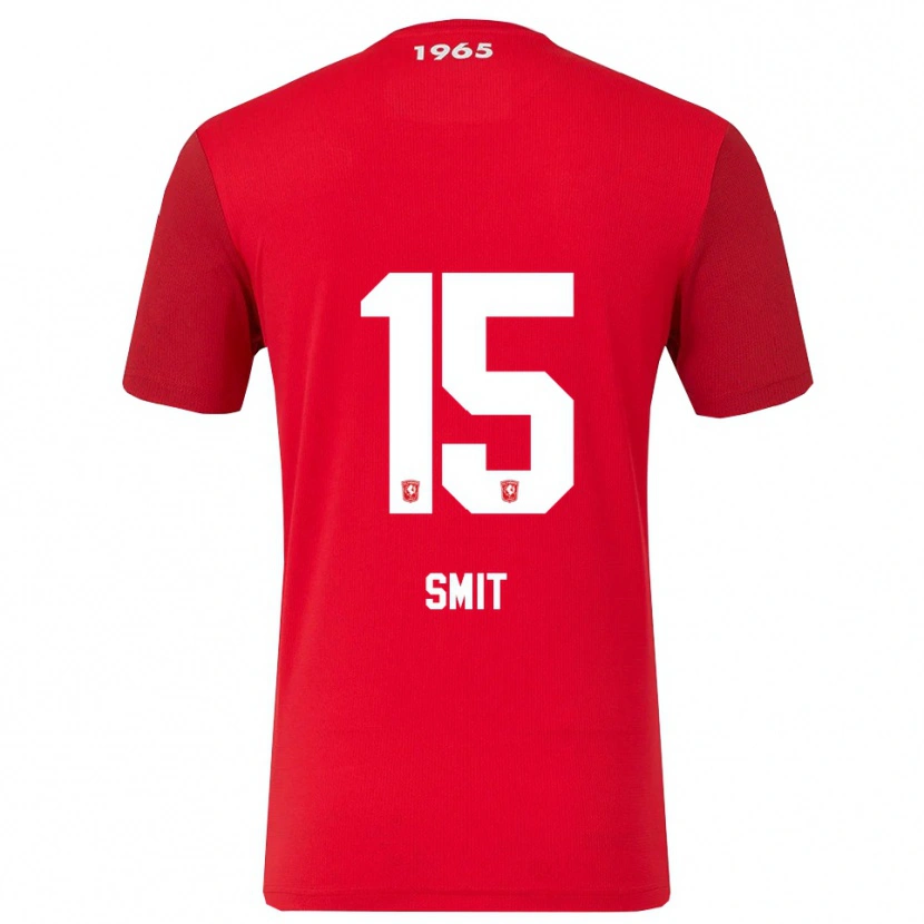 DanxenメンズMauro Smit#15レッド ホワイトホームシャツ2025/26ジャージーユニフォーム