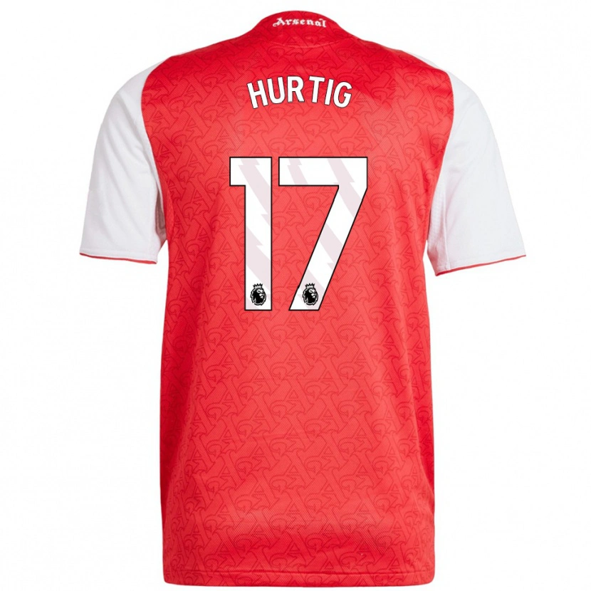 Danxenメンズリナ・フルティグ#17レッド ホワイトホームシャツ2025/26ジャージーユニフォーム