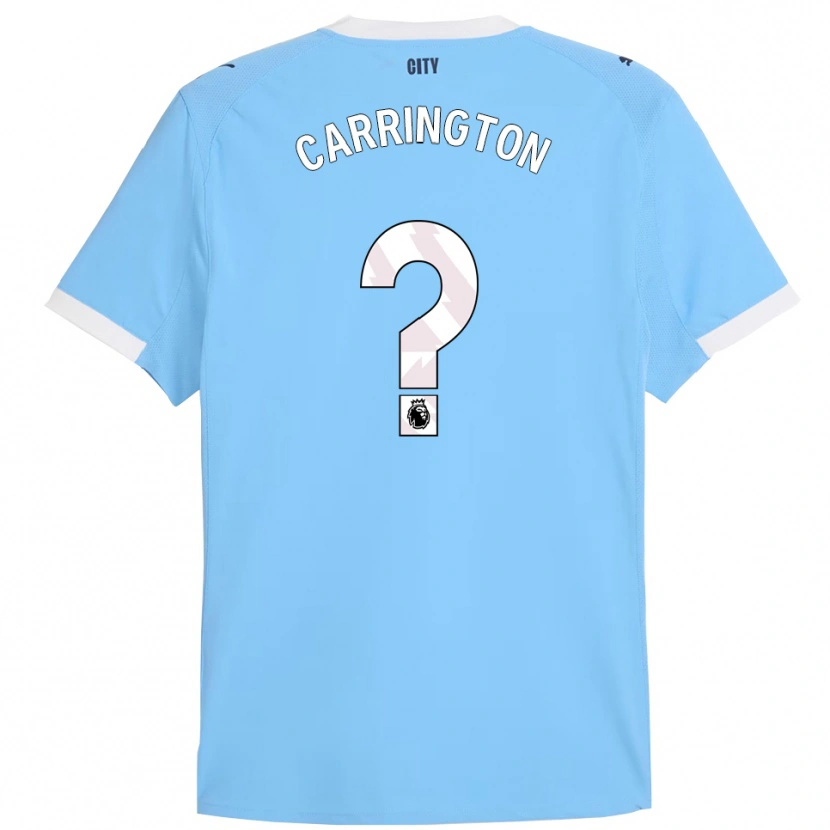 DanxenメンズTheo Carrington#0スカイブルー ホワイトホームシャツ2025/26ジャージーユニフォーム