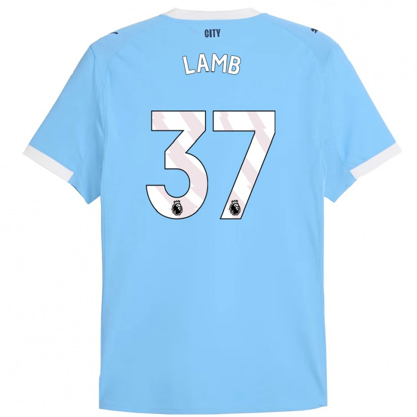 DanxenメンズTeddie Lamb#37スカイブルー ホワイトホームシャツ2025/26ジャージーユニフォーム