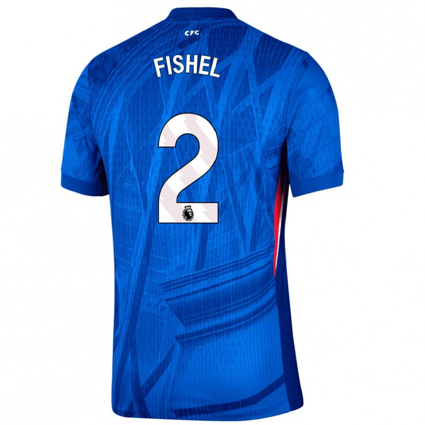 Danxenメンズミア・フィシェル#2ブルー ホワイトホームシャツ2025/26ジャージーユニフォーム