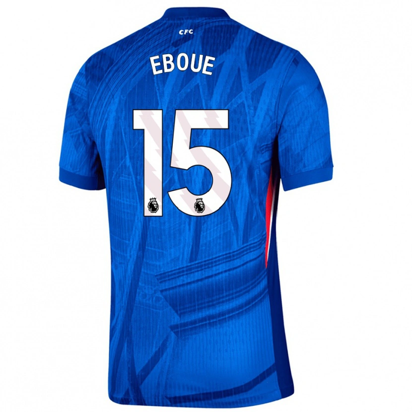 DanxenメンズMathis Eboué#15ブルー ホワイトホームシャツ2025/26ジャージーユニフォーム