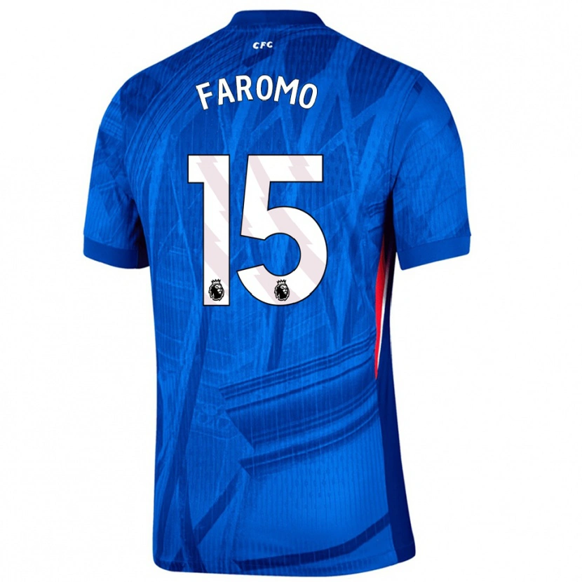 DanxenメンズTrey Faromo#15ブルー ホワイトホームシャツ2025/26ジャージーユニフォーム