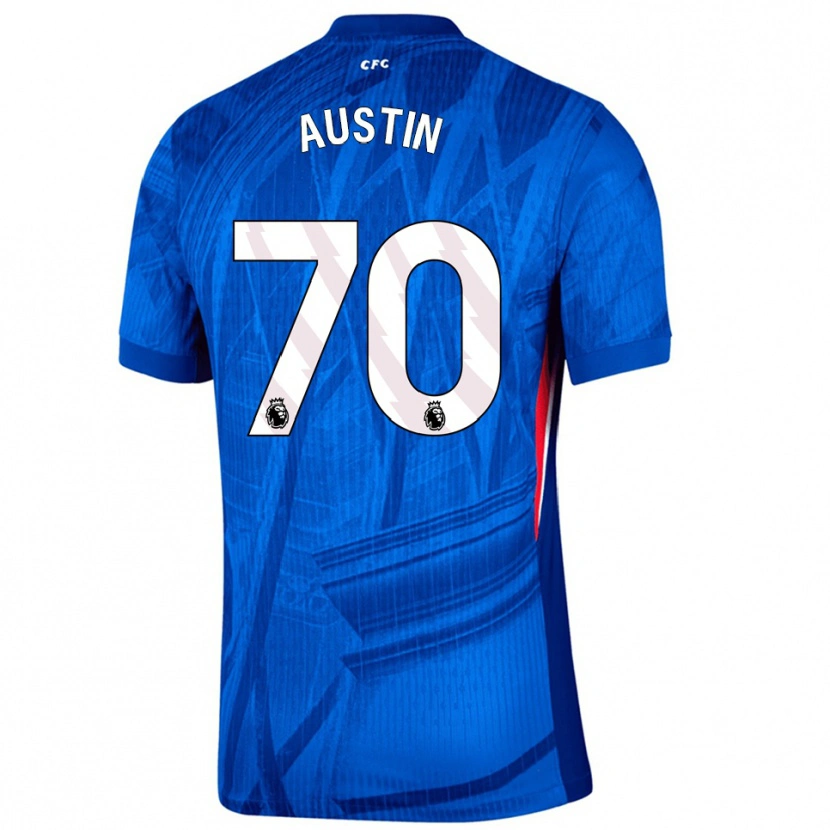 DanxenメンズJack Austin#70ブルー ホワイトホームシャツ2025/26ジャージーユニフォーム