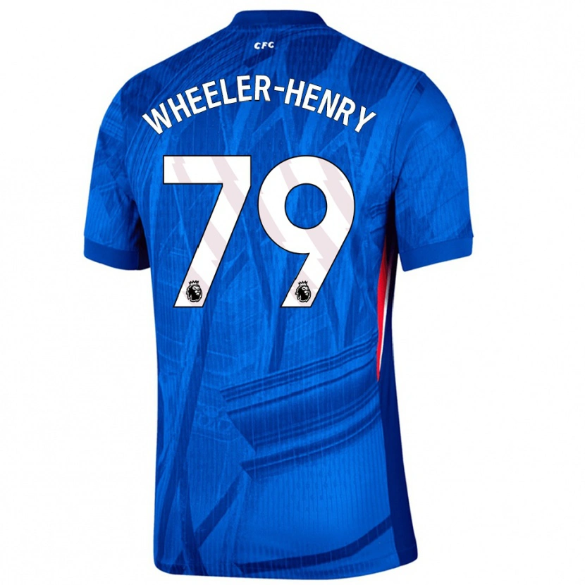 DanxenメンズJoseph Wheeler-Henry#79ブルー ホワイトホームシャツ2025/26ジャージーユニフォーム