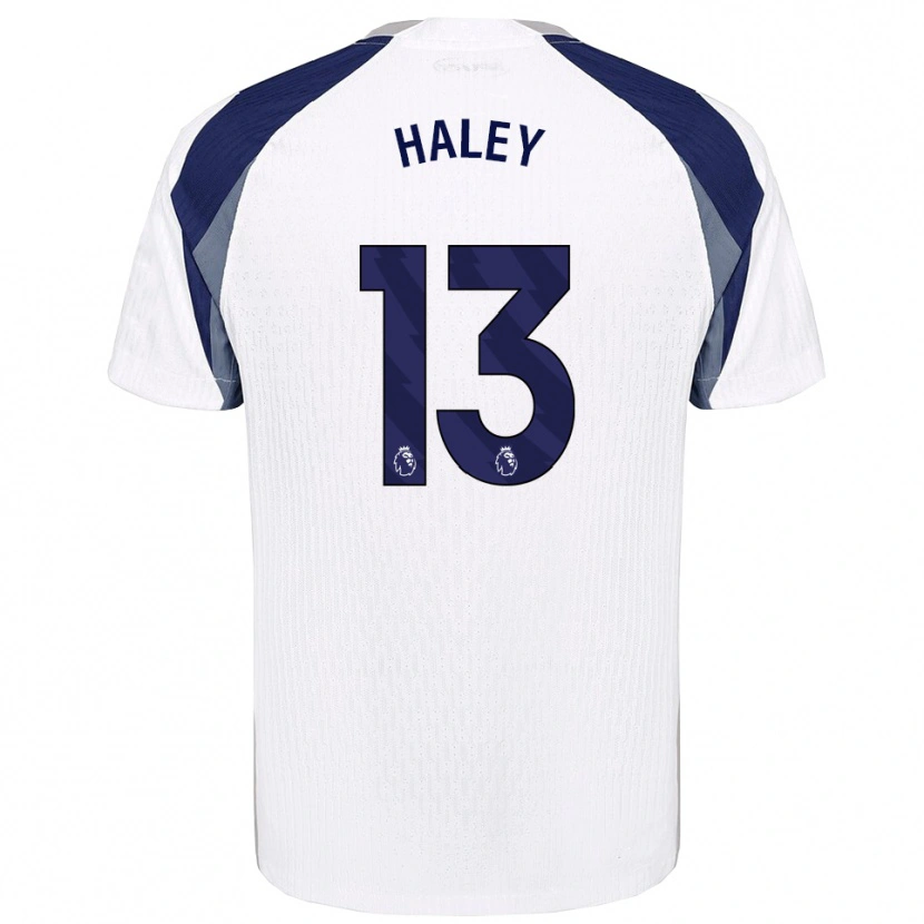 DanxenメンズMicah Haley#13ホワイト ネイビーホームシャツ2025/26ジャージーユニフォーム