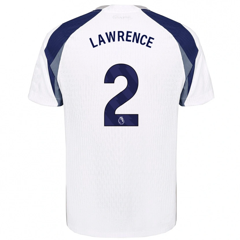 DanxenメンズDonte Lawrence#2ホワイト ネイビーホームシャツ2025/26ジャージーユニフォーム