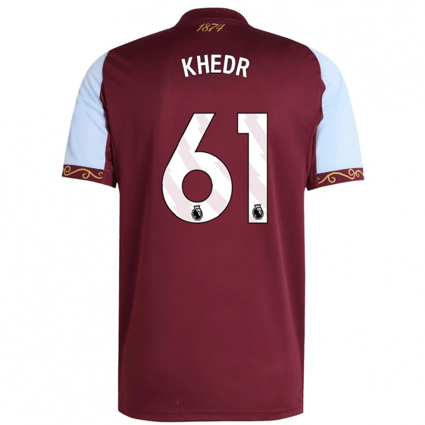 DanxenメンズOmar Khedr#61バーガンディ スカイブルーホームシャツ2025/26ジャージーユニフォーム