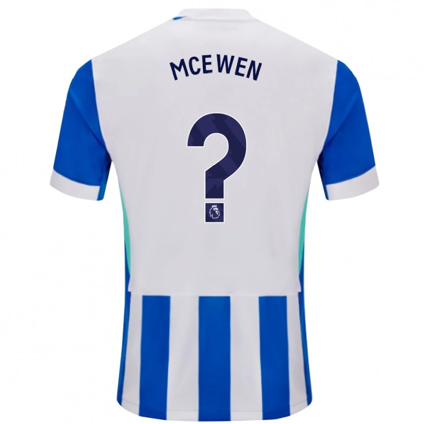 DanxenメンズGrace Mcewen#0ブルー ホワイトホームシャツ2025/26ジャージーユニフォーム