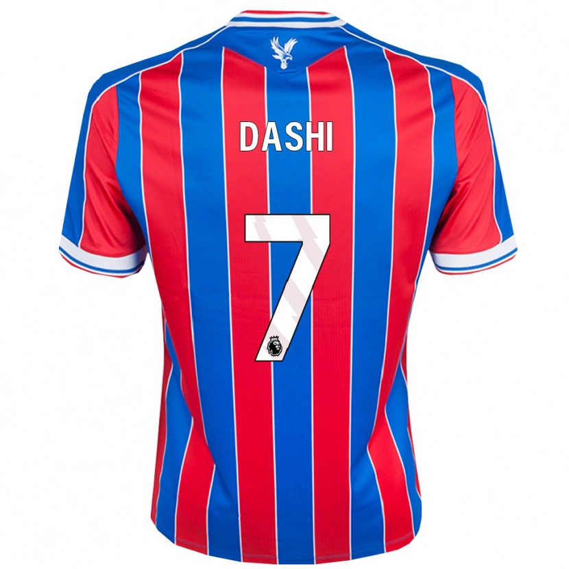 DanxenメンズMatteo Dashi#7ブルー レッド ホワイトホームシャツ2025/26ジャージーユニフォーム