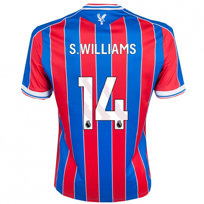 DanxenメンズSeb Williams#14ブルー レッド ホワイトホームシャツ2025/26ジャージーユニフォーム