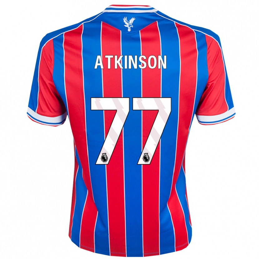 DanxenメンズIsibeal Atkinson#77ブルー レッド ホワイトホームシャツ2025/26ジャージーユニフォーム