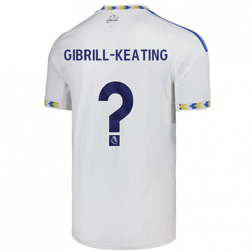 DanxenメンズSian Gibrill-Keating#0ホワイト ブルーホームシャツ2025/26ジャージーユニフォーム