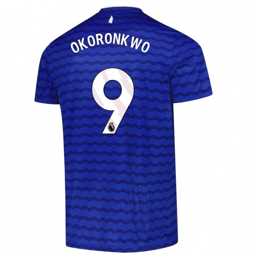 Danxenメンズフランシス・オコロンコ#9ブルー ネイビーホームシャツ2025/26ジャージーユニフォーム