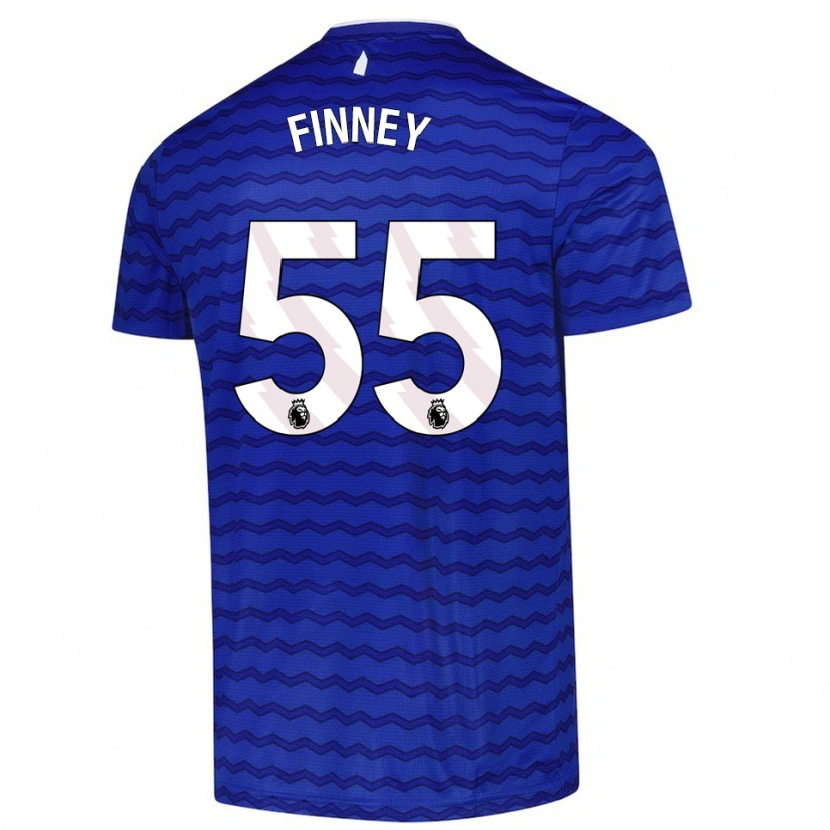Danxenメンズジョージ・フィニー#55ブルー ネイビーホームシャツ2025/26ジャージーユニフォーム