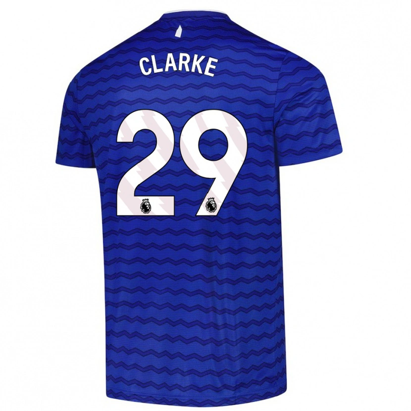 DanxenメンズAbbey Clarke#29ブルー ネイビーホームシャツ2025/26ジャージーユニフォーム