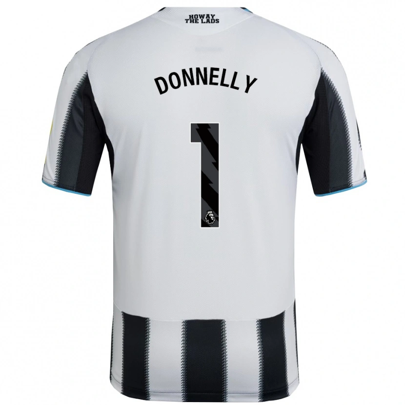 DanxenメンズGrace Donnelly#1ブラック ホワイトホームシャツ2025/26ジャージーユニフォーム